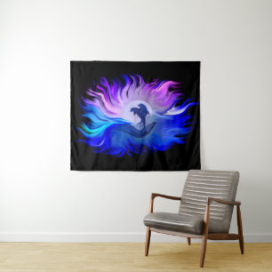 Dolphins in the Moonlight Tapestry