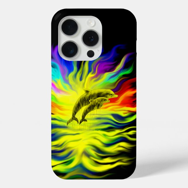 Dolphins in the Sunshine Case-Mate iPhone Case (Back)