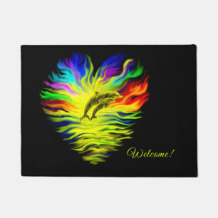 Dolphins in the Sunshine Doormat