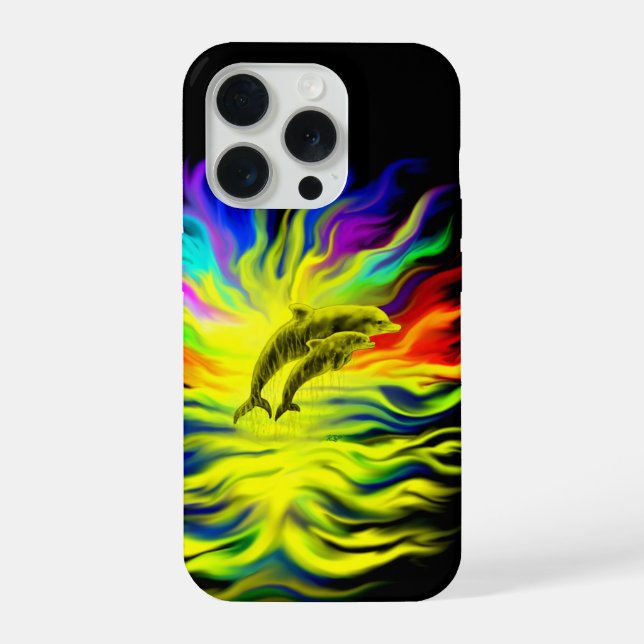 Dolphins in the Sunshine iPhone Case (Back)