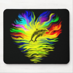 Dolphins in the Sunshine Mouse Mat