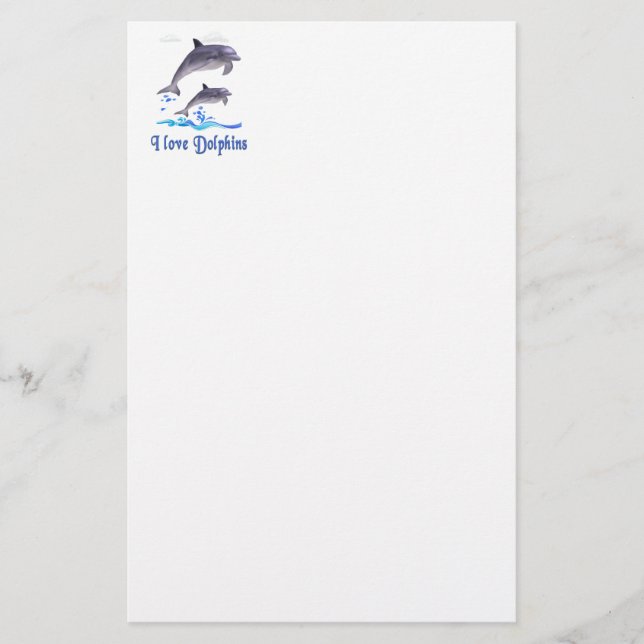 Dolphins items stationery (Front)