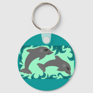 Dolphins key chain