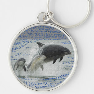Dolphins Key Ring