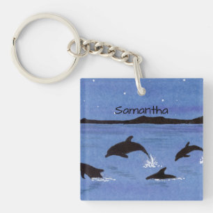 Dolphins Key Ring