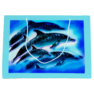 Dolphins Large Gift Bag