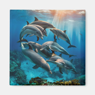 Dolphins Magnet