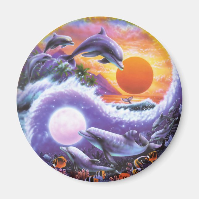 Dolphins Magnet (Front)
