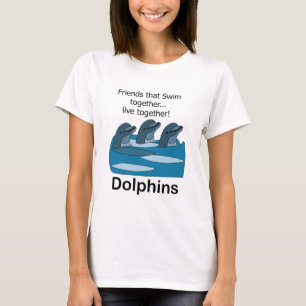 Dolphins Marine Mammal Friendship T-Shirt