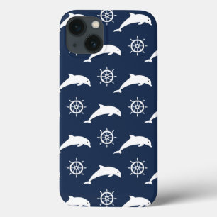 Dolphins On Parade Pattern iPhone 13 Case