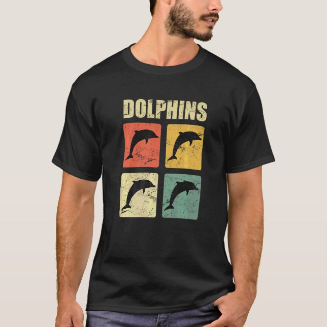 Dolphins Retro T-Shirt (Front)