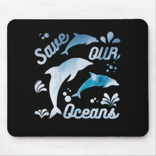Dolphins / Save Our Oceans Mouse Mat