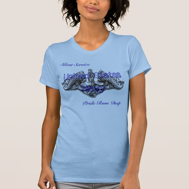 dolphins, Silent Service, Pride Runs Deep, Unit... T-Shirt (Front)