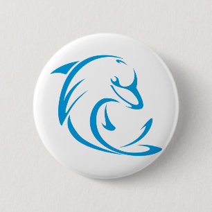 Dolphins T Shirt Cool Dolphins T Shirt Logo 6 Cm Round Badge