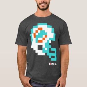 Dolphins Tecmo Bowl Helmet Hat T-Shirt