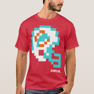 Dolphins Tecmo Bowl Helmet T-Shirt