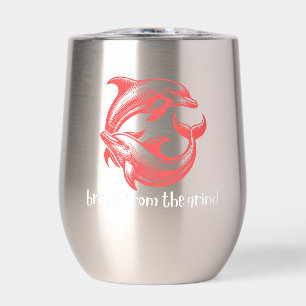 Dolphins Thermal Tumbler