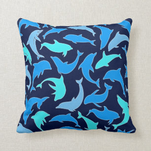 Dolphins Throw Pillow
