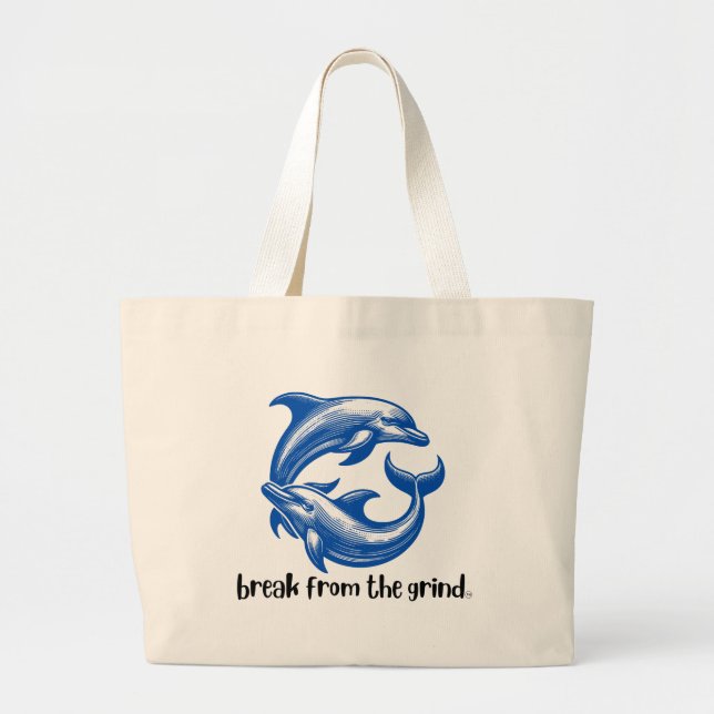 Dolphins Tote Bag (Front)