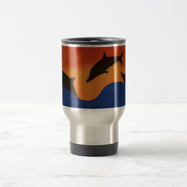Dolphins Travel Mug (Center)