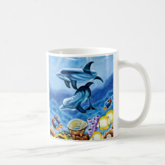 Dolphins Tropical Fish Coffee Mug