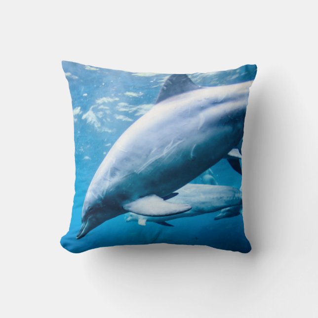 Dolphins Underwater Cushion (Front)