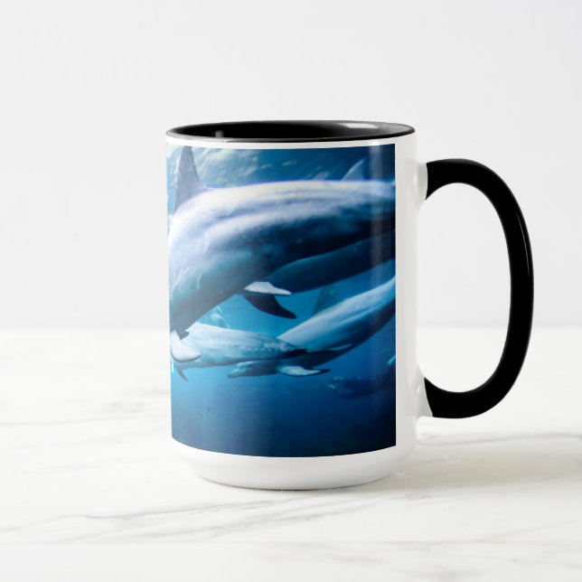 Dolphins Underwater Mug (Right)
