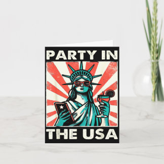 dom American Flag 4th Of July Patriotic Party In Card