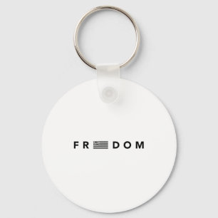 Dom American Flag Christ Is King Design  Key Ring