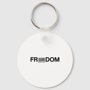 Dom American Flag Christ Is King  Key Ring