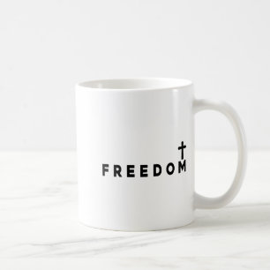 Dom Christian Cross Patriotic Coffee Mug