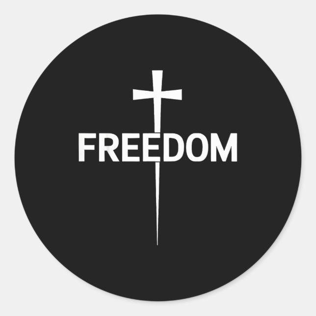 Dom  classic round sticker (Front)