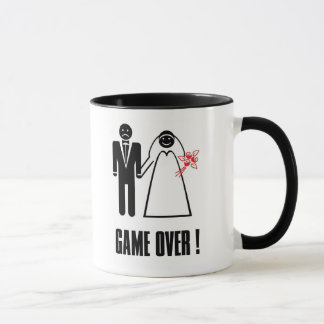 Dom Foto Game Over! mug cup for Bride and Groom