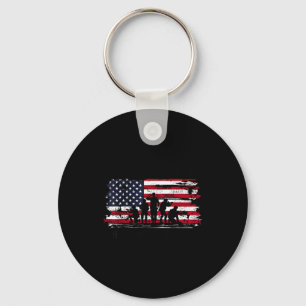 Dom Isn't Thank You Veterans Day Military Usa Flag Key Ring