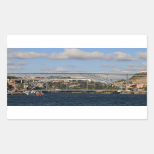 Dom Luis I Bridge, Porto, Portugal Rectangular Sticker