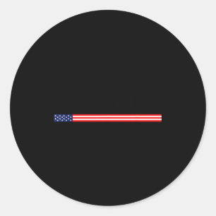 Dom Minimalist Black Text Modern Style  Classic Round Sticker