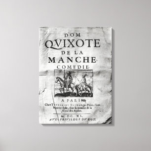 Dom Quixote de La Manche Comedie' Canvas Print