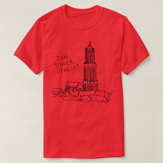 Dom Tower Utrecht The Netherlands T-Shirt (Design Front)
