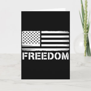 Dom Vintage America Flag  Card