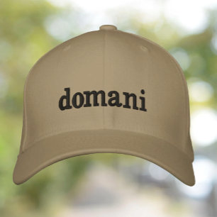 Domani (I'll get to it tomorrow) Procrastinator Embroidered Hat