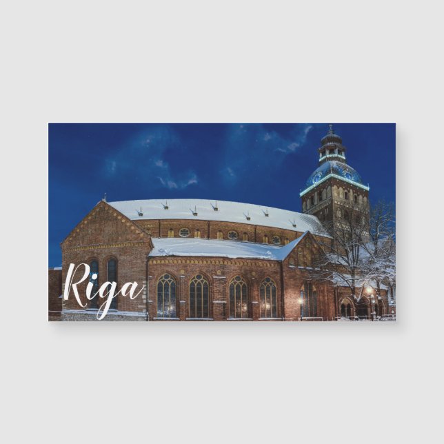 Dome cathedral on Dome square in Riga, Latvia (Front)
