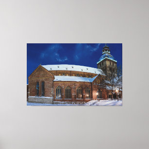Dome cathedral on Dome square in Riga, Latvia Canvas Print