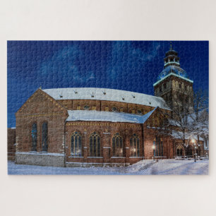 Dome cathedral on Dome square in Riga, Latvia Jigsaw Puzzle
