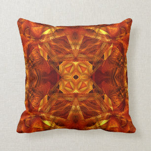 Dome Mandala (red) Pillow