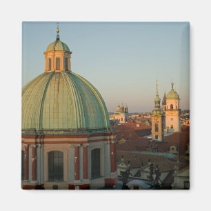 Dome of Church of Saint Francis, Prague, Czech Magnet