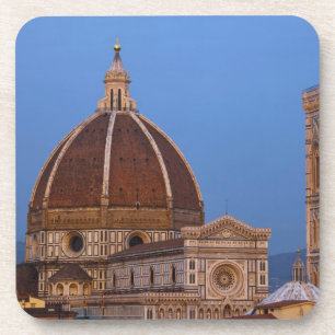 Dome of Santa Maria del Fiore Cathedral in warm Coaster