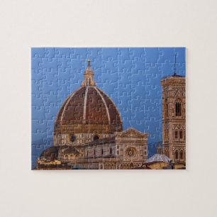 Dome of Santa Maria del Fiore Cathedral in warm Jigsaw Puzzle