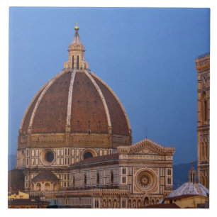 Dome of Santa Maria del Fiore Cathedral in warm Tile