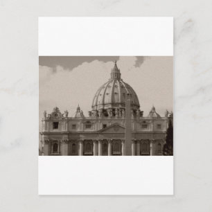 Dome of St Peters Basilica Rome Postcard