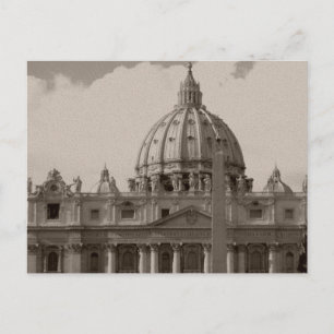 Dome of St Peters Basilica Rome Postcard